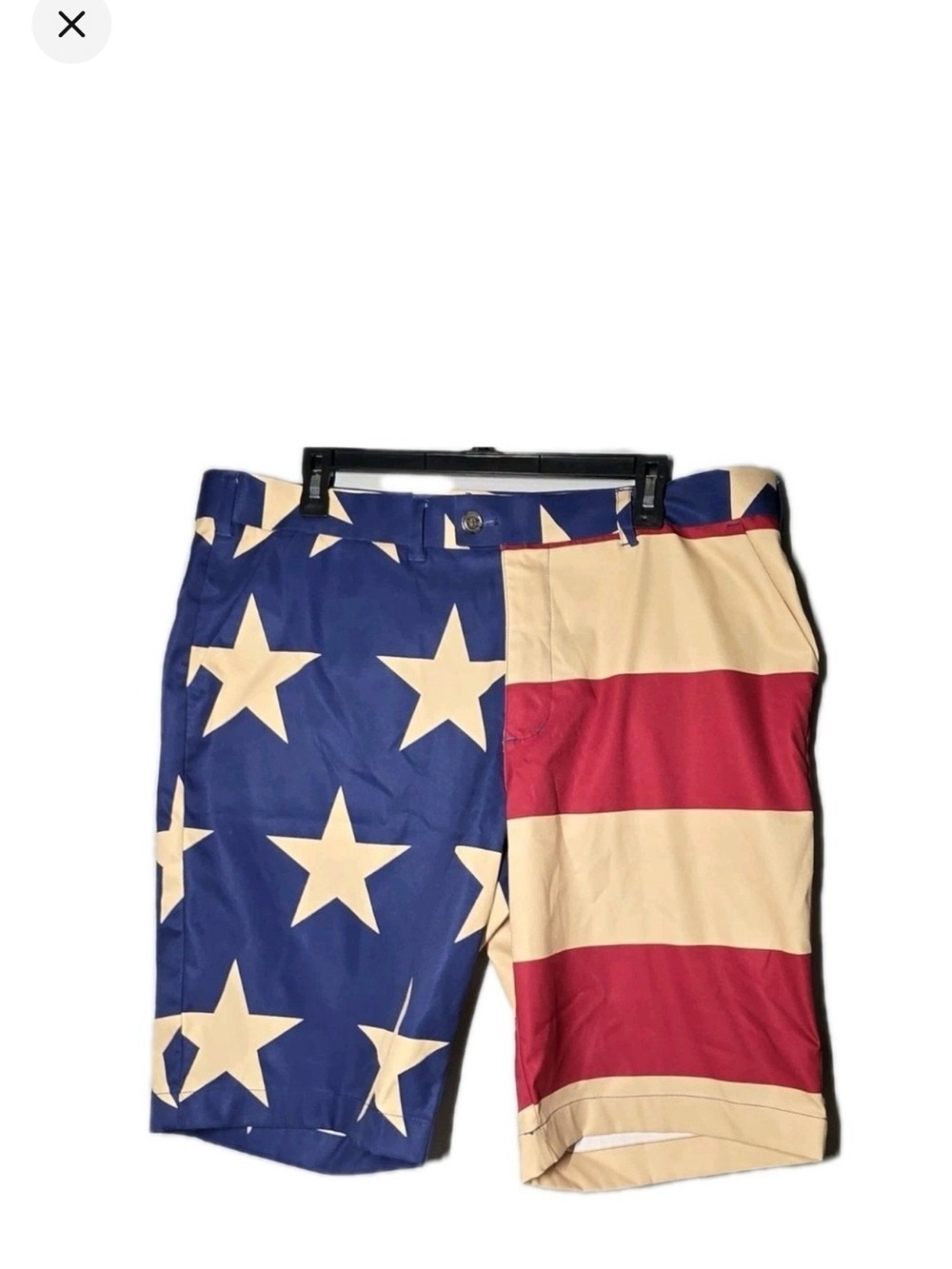 Loudmouth Golf Shorts Mens 38 Old Glory American Flag Stars Stripes